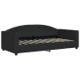 Trundle sofa bed with black fabric mattress 90x190 cm by vidaXL, Beds and slatted bases - Ref: Foro24-3197218, Price: 406,40 ...