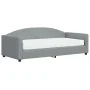 Sofá cama con colchón tela gris claro 90x190 cm de vidaXL, Camas y somieres - Ref: Foro24-3197180, Precio: 297,77 €, Descuent...