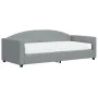 Sofa bed with light gray fabric mattress 90x190 cm by vidaXL, Beds and slatted bases - Ref: Foro24-3197180, Price: 297,78 €, ...