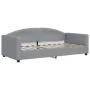 Sofa bed with light gray fabric mattress 90x190 cm by vidaXL, Beds and slatted bases - Ref: Foro24-3197180, Price: 297,78 €, ...