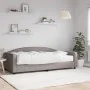 Schlafsofa mit taupegrauer Stoffmatratze 100x200 cm von vidaXL, Betten und Lattenroste - Ref: Foro24-3197178, Preis: 369,35 €...