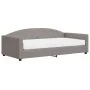 Sofa bed with taupe gray fabric mattress 100x200 cm by vidaXL, Beds and slatted bases - Ref: Foro24-3197178, Price: 376,36 €,...