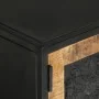 Mueble de TV madera maciza de mango y hierro 110x30x40 cm de vidaXL, Muebles TV - Ref: Foro24-353889, Precio: 233,46 €, Descu...