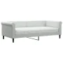Sofa bed with light gray velvet mattress 90x190 cm by vidaXL, Beds and slatted bases - Ref: Foro24-3197760, Price: 307,75 €, ...