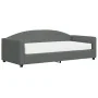 Sofa bed with dark gray fabric mattress 90x190 cm by vidaXL, Beds and slatted bases - Ref: Foro24-3197181, Price: 303,93 €, D...