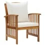 Garden furniture and cushions set 5 pieces solid acacia wood by vidaXL, Garden sets - Ref: Foro24-3057978, Price: 463,49 €, D...