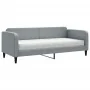 Sofa bed with light gray fabric mattress 80x200 cm by vidaXL, Beds and slatted bases - Ref: Foro24-3196793, Price: 310,72 €, ...