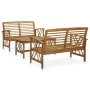 Juego de muebles de jardín 3 piezas madera maciza de acacia de vidaXL, Conjuntos de jardín - Ref: Foro24-3057984, Precio: 306...