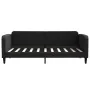 Sofá cama con colchón tela negro 90x190 cm de vidaXL, Camas y somieres - Ref: Foro24-3196810, Precio: 300,21 €, Descuento: %