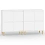 Sideboards 2 Stück weißes Sperrholz 60x35x70 cm von vidaXL, Sideboards - Ref: Foro24-3185751, Preis: 133,28 €, Rabatt: %