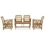 Gartenmöbel-Set 5-teilig aus massivem Akazienholz von vidaXL, Gartensets - Ref: Foro24-3057986, Preis: 367,05 €, Rabatt: %