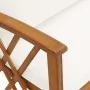 Muebles de jardín 3 piezas con cojines madera maciza de acacia de vidaXL, Conjuntos de jardín - Ref: Foro24-3057988, Precio: ...