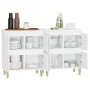 Sideboards 2 Stück weißes Sperrholz 60x35x70 cm von vidaXL, Sideboards - Ref: Foro24-3185751, Preis: 133,28 €, Rabatt: %