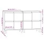 Sideboards 2 Stück weißes Sperrholz 60x35x70 cm von vidaXL, Sideboards - Ref: Foro24-3185751, Preis: 133,28 €, Rabatt: %