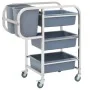 Kitchen cart with plastic containers 82x43.5x93 cm by vidaXL, Kitchen and dining carts - Ref: Foro24-50918, Price: 137,18 €, ...