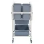 Kitchen cart with plastic containers 82x43.5x93 cm by vidaXL, Kitchen and dining carts - Ref: Foro24-50918, Price: 137,18 €, ...