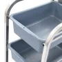Kitchen cart with plastic containers 82x43.5x93 cm by vidaXL, Kitchen and dining carts - Ref: Foro24-50918, Price: 137,18 €, ...