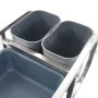 Kitchen cart with plastic containers 82x43.5x93 cm by vidaXL, Kitchen and dining carts - Ref: Foro24-50918, Price: 137,18 €, ...