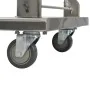 Silver stainless steel luggage trolley 82x53x86 cm by vidaXL, Kitchen and dining carts - Ref: Foro24-50919, Price: 121,83 €, ...