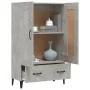 Concrete gray plywood sideboard 70x31x115 cm by vidaXL, Sideboards - Ref: Foro24-812577, Price: 92,32 €, Discount: %