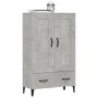 Aparador de madera contrachapada gris hormigón 70x31x115 cm de vidaXL, Aparadores - Ref: Foro24-812577, Precio: 90,99 €, Desc...