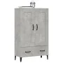 Concrete gray plywood sideboard 70x31x115 cm by vidaXL, Sideboards - Ref: Foro24-812577, Price: 92,32 €, Discount: %