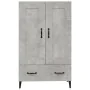 Aparador de madera contrachapada gris hormigón 70x31x115 cm de vidaXL, Aparadores - Ref: Foro24-812577, Precio: 90,99 €, Desc...