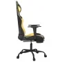 Gaming chair with footrest black gold synthetic leather by vidaXL, Gaming chairs - Ref: Foro24-3143655, Price: 119,83 €, Disc...