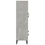Aparador de madera contrachapada gris hormigón 70x31x115 cm de vidaXL, Aparadores - Ref: Foro24-812577, Precio: 90,99 €, Desc...