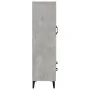 Concrete gray plywood sideboard 70x31x115 cm by vidaXL, Sideboards - Ref: Foro24-812577, Price: 92,32 €, Discount: %