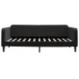 Sofa bed with black velvet mattress 100x200 cm by vidaXL, Beds and slatted bases - Ref: Foro24-3197050, Price: 365,84 €, Disc...