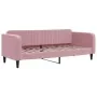 Schlafsofa mit rosa Samtmatratze 80x200 cm von vidaXL, Betten und Lattenroste - Ref: Foro24-3197035, Preis: 307,62 €, Rabatt: %