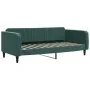 Sofa bed with dark green velvet mattress 100x200 cm by vidaXL, Beds and slatted bases - Ref: Foro24-3197048, Price: 360,42 €,...