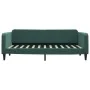 Sofa bed with dark green velvet mattress 100x200 cm by vidaXL, Beds and slatted bases - Ref: Foro24-3197048, Price: 360,42 €,...