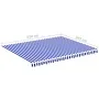 Ersatzstoff für blau-weiße Markise 4,5x3,5 m von vidaXL, Markisen - Ref: Foro24-311920, Preis: 68,34 €, Rabatt: %
