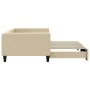 Sofá cama nido tela crema 100x200 cm de vidaXL, Camas y somieres - Ref: Foro24-3196587, Precio: 257,15 €, Descuento: %