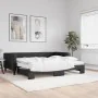 Sofá cama nido con colchón tela negro 90x190 cm de vidaXL, Camas y somieres - Ref: Foro24-3196608, Precio: 423,55 €, Descuent...