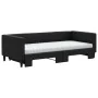 Sofá cama nido con colchón tela negro 90x190 cm de vidaXL, Camas y somieres - Ref: Foro24-3196608, Precio: 423,55 €, Descuent...