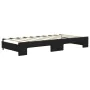 Sofá cama nido con colchón tela negro 90x190 cm de vidaXL, Camas y somieres - Ref: Foro24-3196608, Precio: 423,55 €, Descuent...