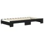 Trundle sofa bed with black velvet mattress 100x200 cm by vidaXL, Beds and slatted bases - Ref: Foro24-3197336, Price: 436,27...