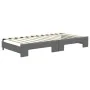 Sofá cama nido con colchón tela gris oscuro 100x200 cm de vidaXL, Camas y somieres - Ref: Foro24-3196602, Precio: 427,93 €, D...
