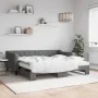 Trundle sofa bed with dark gray fabric mattress 90x190 cm by vidaXL, Beds and slatted bases - Ref: Foro24-3197455, Price: 405...