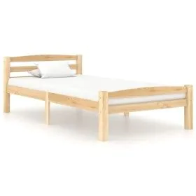 Bettgestell aus massivem Kiefernholz, 90 x 200 cm von vidaXL, Betten und Lattenroste - Ref: Foro24-322061, Preis: 106,52 €, R...