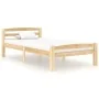 Solid pine wood bed frame 90x200 cm by vidaXL, Beds and slatted bases - Ref: Foro24-322061, Price: 106,52 €, Discount: %