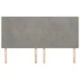 Kopfteile 4 Einheiten aus hellgrauem Samt 100x5x78/88 cm von vidaXL, Kopf- und Fußteile - Ref: Foro24-3116118, Preis: 93,04 €...