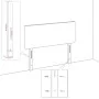 Headboards 4 units of light gray velvet 100x5x78/88 cm by vidaXL, Headboards and footboards - Ref: Foro24-3116118, Price: 92,...