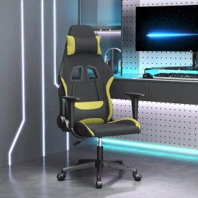Light green and black fabric gaming chair by vidaXL, Gaming chairs - Ref: Foro24-3143738, Price: 108,63 €, Discount: %