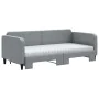 Sofá cama nido con colchón tela gris claro 90x190 cm de vidaXL, Camas y somieres - Ref: Foro24-3196844, Precio: 411,65 €, Des...