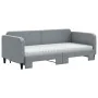 Trundle sofa bed with light gray fabric mattress 90x190 cm by vidaXL, Beds and slatted bases - Ref: Foro24-3196844, Price: 41...