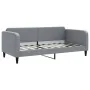 Trundle sofa bed with light gray fabric mattress 90x190 cm by vidaXL, Beds and slatted bases - Ref: Foro24-3196844, Price: 41...